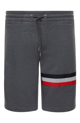 Мужские хлопковые шорты MONCLER серого цвета по цене 36600 руб., арт. F2-091-8H716-10-80985 | Фото 1 Мужские хлопковые шорты MONCLER серого цвета, арт. F2-091-8H716-10-80985 | Фото 1