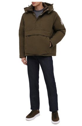 Мужская пуховый анорак 1 moncler jw anderson MONCLER GENIUS хаки цвета по цене 170800 руб., арт. F2-09E-1B505-40-V0135 | Фото 2 Мужская пуховый анорак 1 moncler jw anderson MONCLER GENIUS хаки цвета, арт. F2-09E-1B505-40-V0135 | Фото 2