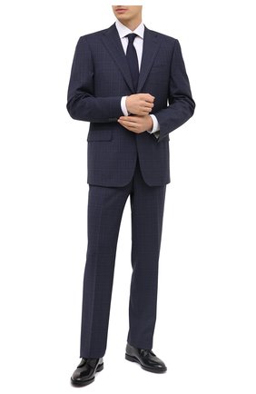 Мужской шерстяной костюм CORNELIANI темно-синего цвета по цене 145000 руб., арт. 867315-0817248/92 Q1 | Фото 1 Мужской шерстяной костюм CORNELIANI темно-синего цвета, арт. 867315-0817248/92 Q1 | Фото 1