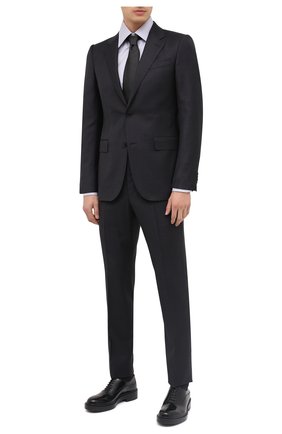 Мужской шерстяной костюм ERMENEGILDO ZEGNA темно-серого цвета по цене 188500 руб., арт. 822078/221225 | Фото 1 Мужской шерстяной костюм ERMENEGILDO ZEGNA темно-серого цвета, арт. 822078/221225 | Фото 1