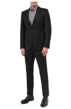 Мужской шерстяной костюм ERMENEGILDO ZEGNA черного цвета по цене 247500 руб., арт. 822677/221225 | Фото 1 Мужской шерстяной костюм ERMENEGILDO ZEGNA черного цвета, арт. 822677/221225 | Фото 1