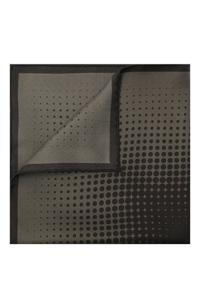 Мужской шелковый платок TOM FORD хаки цвета, арт. 8TF103/TF312 | Фото 1 (Материал: Текстиль, Шелк; Региональные ограничения белый список (Axapta Mercury): RU)
