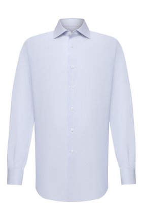Мужская хлопковая сорочка BRIONI голубого цвета по цене 106500 руб., арт. RCA10M/P90B7 | Фото 1 Мужская хлопковая сорочка BRIONI голубого цвета, арт. RCA10M/P90B7 | Фото 1