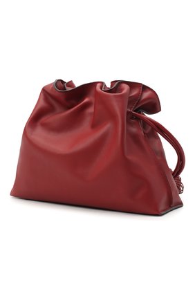 Женский клатч flamenco LOEWE бордового цвета по цене 179500 руб., арт. A411FC1X17 | Фото 3 Женский клатч flamenco LOEWE бордового цвета, арт. A411FC1X17 | Фото 3