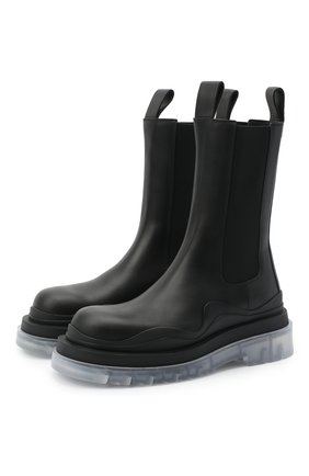 Женские кожаные ботинки bv tire BOTTEGA VENETA черного цвета по цене 78300 руб., арт. 630297/VBS50 | Фото 1 Женские кожаные ботинки bv tire BOTTEGA VENETA черного цвета, арт. 630297/VBS50 | Фото 1
