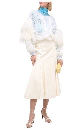 Женская водолазка DRIES VAN NOTEN голубого цвета по цене 19850 руб., арт. 202-11146-1202 | Фото 2 Женская водолазка DRIES VAN NOTEN голубого цвета, арт. 202-11146-1202 | Фото 2