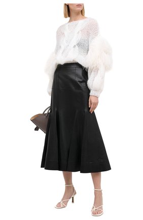 Женская кожаная юбка LOEWE черного цвета по цене 281000 руб., арт. S540344X98 | Фото 2 Женская кожаная юбка LOEWE черного цвета, арт. S540344X98 | Фото 2