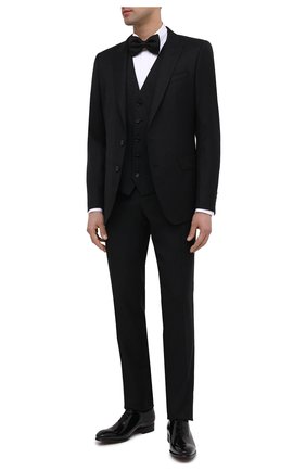 Мужские кожаные оксфорды SANTONI черного цвета по цене 73650 руб., арт. MCCR16229BC3FVERN01 | Фото 2 Мужские кожаные оксфорды SANTONI черного цвета, арт. MCCR16229BC3FVERN01 | Фото 2 (Материал внутренний: Натуральная кожа; Стили: Классический; Мужское Кросс-КТ: Вечерняя обувь; Материал внешний: Кожа)