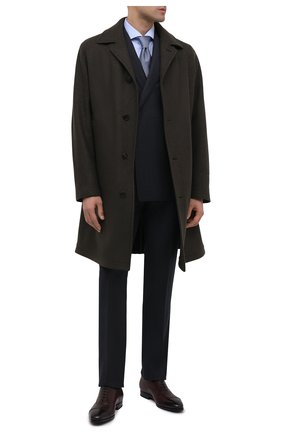 Мужские кожаные оксфорды SANTONI бордового цвета по цене 65800 руб., арт. MCLE16207SI1ESCSQ48 | Фото 2 Мужские кожаные оксфорды SANTONI бордового цвета, арт. MCLE16207SI1ESCSQ48 | Фото 2