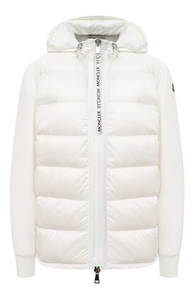 Женский утепленная толстовка MONCLER белого цвета по цене 74100 руб., арт. F2-093-8G503-00-V8053 | Фото 1 Женский утепленная толстовка MONCLER белого цвета, арт. F2-093-8G503-00-V8053 | Фото 1