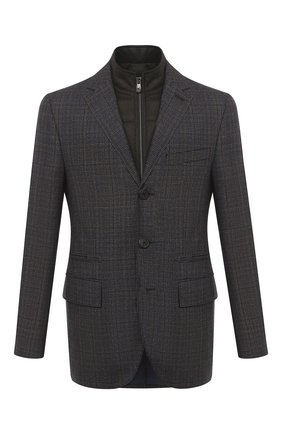 Мужской шерстяной пиджак CORNELIANI коричневого цвета по цене 128000 руб., арт. 866557-0816211/80 | Фото 1 Мужской шерстяной пиджак CORNELIANI коричневого цвета, арт. 866557-0816211/80 | Фото 1