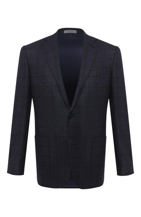 Мужской шерстяной пиджак CORNELIANI фиолетового цвета по цене 99300 руб., арт. 866Y70-0816220/90 | Фото 1 Мужской шерстяной пиджак CORNELIANI фиолетового цвета, арт. 866Y70-0816220/90 | Фото 1