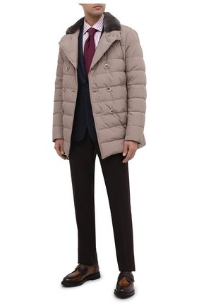 Мужской шерстяной пиджак CORNELIANI фиолетового цвета по цене 99300 руб., арт. 866Y70-0816220/90 | Фото 2 Мужской шерстяной пиджак CORNELIANI фиолетового цвета, арт. 866Y70-0816220/90 | Фото 2