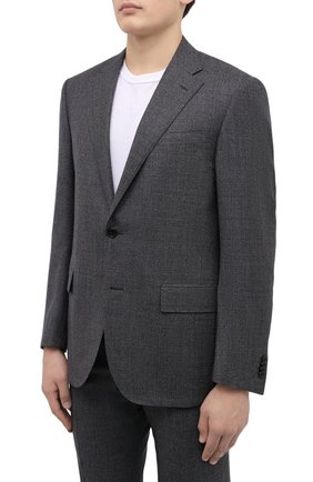 Мужской шерстяной костюм CORNELIANI серого цвета по цене 164000 руб., арт. 867268-0817267/92 Q1 | Фото 2 Мужской шерстяной костюм CORNELIANI серого цвета, арт. 867268-0817267/92 Q1 | Фото 2