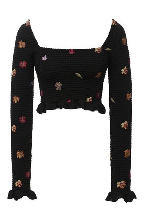 Женская топ OFF-WHITE черного цвета по цене 69200 руб., арт. 0WAD129E20FAB0011001 | Фото 1 Женская топ OFF-WHITE черного цвета, арт. 0WAD129E20FAB0011001 | Фото 1