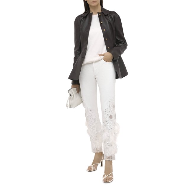 фото Джинсы с отделкой burberry