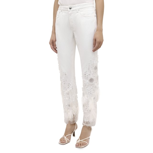 фото Джинсы с отделкой burberry