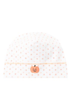 Детского хлопковая шапка MAGNOLIA BABY оранжевого цвета, арт. 835-50-OR | Фото 1 (Материал: Текстиль, Хлопок)