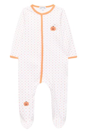 Детский хлопковый комбинезон MAGNOLIA BABY оранжевого цвета по цене 4580 руб., арт. 835-402-OR | Фото 1 Детский хлопковый комбинезон MAGNOLIA BABY оранжевого цвета, арт. 835-402-OR | Фото 1