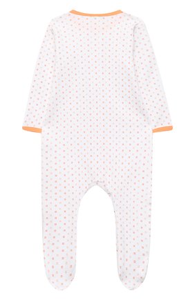 Детский хлопковый комбинезон MAGNOLIA BABY оранжевого цвета по цене 4580 руб., арт. 835-402-OR | Фото 2 Детский хлопковый комбинезон MAGNOLIA BABY оранжевого цвета, арт. 835-402-OR | Фото 2