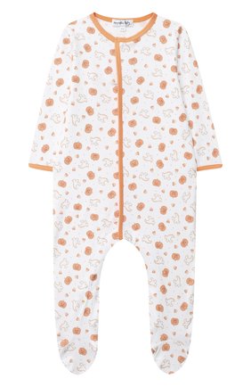 Детский хлопковый комбинезон MAGNOLIA BABY оранжевого цвета по цене 4130 руб., арт. 835-402P-OR | Фото 1 Детский хлопковый комбинезон MAGNOLIA BABY оранжевого цвета, арт. 835-402P-OR | Фото 1