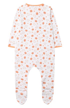 Детский хлопковый комбинезон MAGNOLIA BABY оранжевого цвета по цене 4130 руб., арт. 835-402P-OR | Фото 2 Детский хлопковый комбинезон MAGNOLIA BABY оранжевого цвета, арт. 835-402P-OR | Фото 2