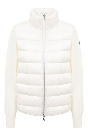Женский пуховая куртка MONCLER белого цвета по цене 62500 руб., арт. F2-093-9B511-00-A9018 | Фото 1 Женский пуховая куртка MONCLER белого цвета, арт. F2-093-9B511-00-A9018 | Фото 1