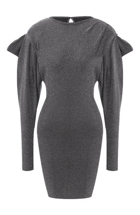 Женское платье ISABEL MARANT серебряного цвета по цене 86550 руб., арт. R01795-20A034I/WADEN | Фото 1 Женское платье ISABEL MARANT серебряного цвета, арт. R01795-20A034I/WADEN | Фото 1