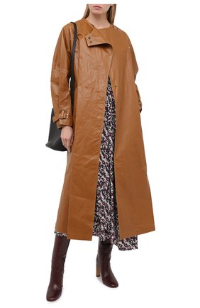 Женский тренч ISABEL MARANT коричневого цвета по цене 104500 руб., арт. MA0815-20A005I/C0RLY | Фото 2 Женский тренч ISABEL MARANT коричневого цвета, арт. MA0815-20A005I/C0RLY | Фото 2