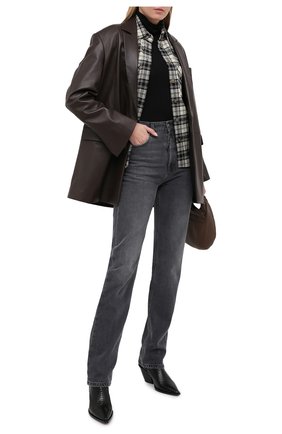 Женская блуза из хлопка и шерсти ISABEL MARANT ETOILE черно-белого цвета по цене 33650 руб., арт. CH0671-20A039E/FALC0 | Фото 2 Женская блуза из хлопка и шерсти ISABEL MARANT ETOILE черно-белого цвета, арт. CH0671-20A039E/FALC0 | Фото 2