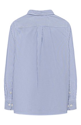 Детская хлопковая рубашка POLO RALPH LAUREN голубого цвета по цене 7385 руб., арт. 323819240 | Фото 2 Детская хлопковая рубашка POLO RALPH LAUREN голубого цвета, арт. 323819240 | Фото 2
