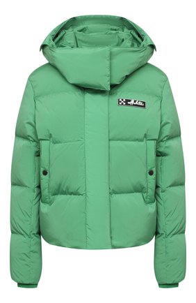 Женский пуховая куртка OFF-WHITE зеленого цвета по цене 130500 руб., арт. 0WEA213E20FAB0015501 | Фото 1 Женский пуховая куртка OFF-WHITE зеленого цвета, арт. 0WEA213E20FAB0015501 | Фото 1