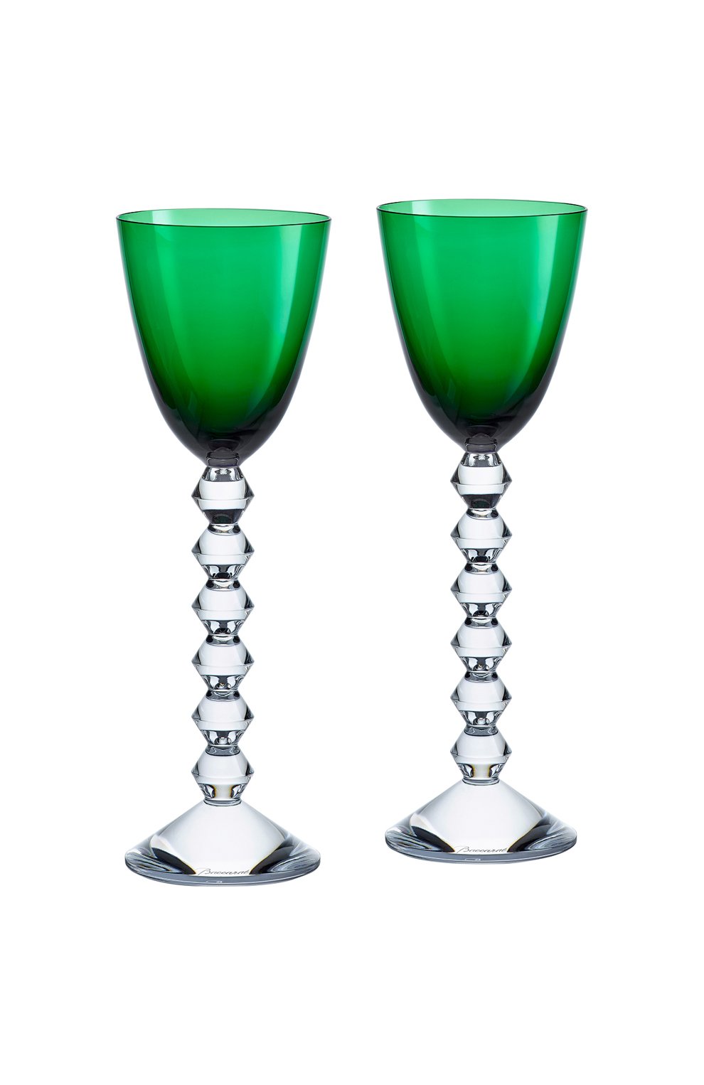 Мужского набор из 2-х бокалов vin du rhin vega BACCARAT зеленого цвета, арт. 2 812 268 | Фото 1