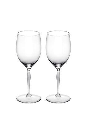 Набор из 2-х бокалов для воды 100 points LALIQUE прозрачного цвета по цене 46800 руб., арт. 10331600 | Фото 1 Набор из 2-х бокалов для воды 100 points LALIQUE прозрачного цвета, арт. 10331600 | Фото 1 (Интерьер_коллекция: 100 Points; Ограничения доставки: fragile-2)