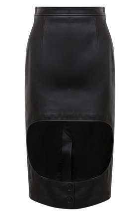 Женская кожаная юбка BURBERRY черного цвета по цене 175000 руб., арт. 8031305 | Фото 1 Женская кожаная юбка BURBERRY черного цвета, арт. 8031305 | Фото 1