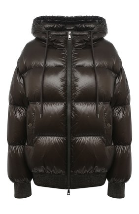 Женский пуховая куртка MONCLER хаки цвета по цене 101400 руб., арт. F2-093-1A51S-00-54AN2 | Фото 1 Женский пуховая куртка MONCLER хаки цвета, арт. F2-093-1A51S-00-54AN2 | Фото 1