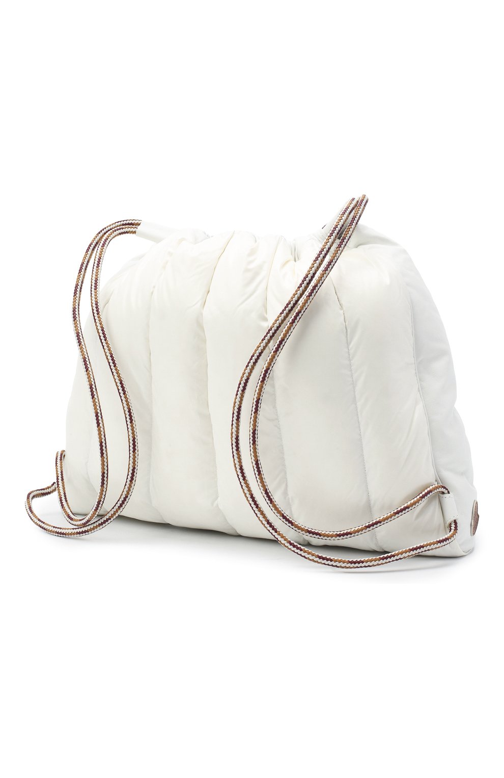 Женский рюкзак seashell MONCLER белого цвета, арт. F2-09B-5A501-10-02SK9 | Фото 3 (Материал: Текстиль; Стили: Кэжуэл; Размер: large)