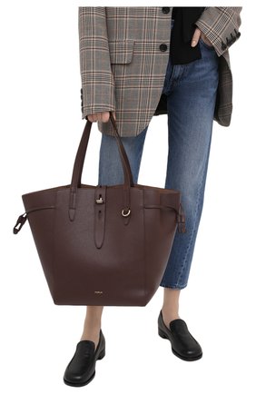 Женский сумка-тоут furla net FURLA коричневого цвета по цене 34500 руб., арт. BZO5FUA/HSF000 | Фото 2 Женский сумка-тоут furla net FURLA коричневого цвета, арт. BZO5FUA/HSF000 | Фото 2