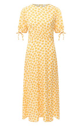 Женское платье из вискозы FAITHFULL THE BRAND желтого цвета по цене 28350 руб., арт. FF1613-BTE | Фото 1 Женское платье из вискозы FAITHFULL THE BRAND желтого цвета, арт. FF1613-BTE | Фото 1