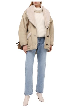 Женская дубленка ISABEL MARANT бежевого цвета по цене 294000 руб., арт. MA0685-20A001I/AUDRINA | Фото 2 Женская дубленка ISABEL MARANT бежевого цвета, арт. MA0685-20A001I/AUDRINA | Фото 2