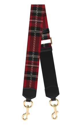 Женские ремень для сумки tartan webbing MARC JACOBS (THE) красного цвета по цене 9330 руб., арт. M0015670 | Фото 1 Женские ремень для сумки tartan webbing MARC JACOBS (THE) красного цвета, арт. M0015670 | Фото 1