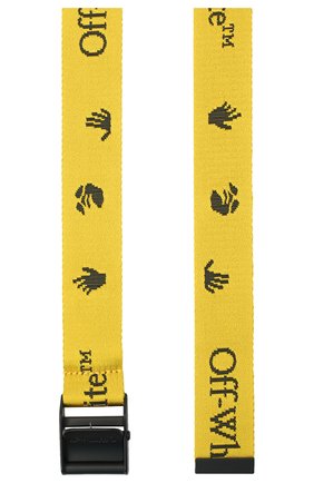 Женский текстильный ремень industrial OFF-WHITE желтого цвета по цене 21950 руб., арт. 0WRB035E20FAB0011810 | Фото 2 Женский текстильный ремень industrial OFF-WHITE желтого цвета, арт. 0WRB035E20FAB0011810 | Фото 2