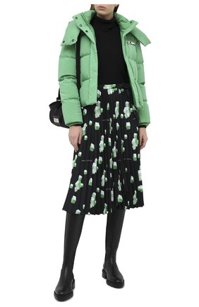 Женская юбка OFF-WHITE черного цвета по цене 77100 руб., арт. 0WCC096E20FAB0021055 | Фото 2 Женская юбка OFF-WHITE черного цвета, арт. 0WCC096E20FAB0021055 | Фото 2