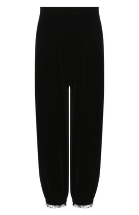 Женские брюки из вискозы и шелка GIORGIO ARMANI черного цвета по цене 159500 руб., арт. 0WHPP0FU/T01FD | Фото 1 Женские брюки из вискозы и шелка GIORGIO ARMANI черного цвета, арт. 0WHPP0FU/T01FD | Фото 1