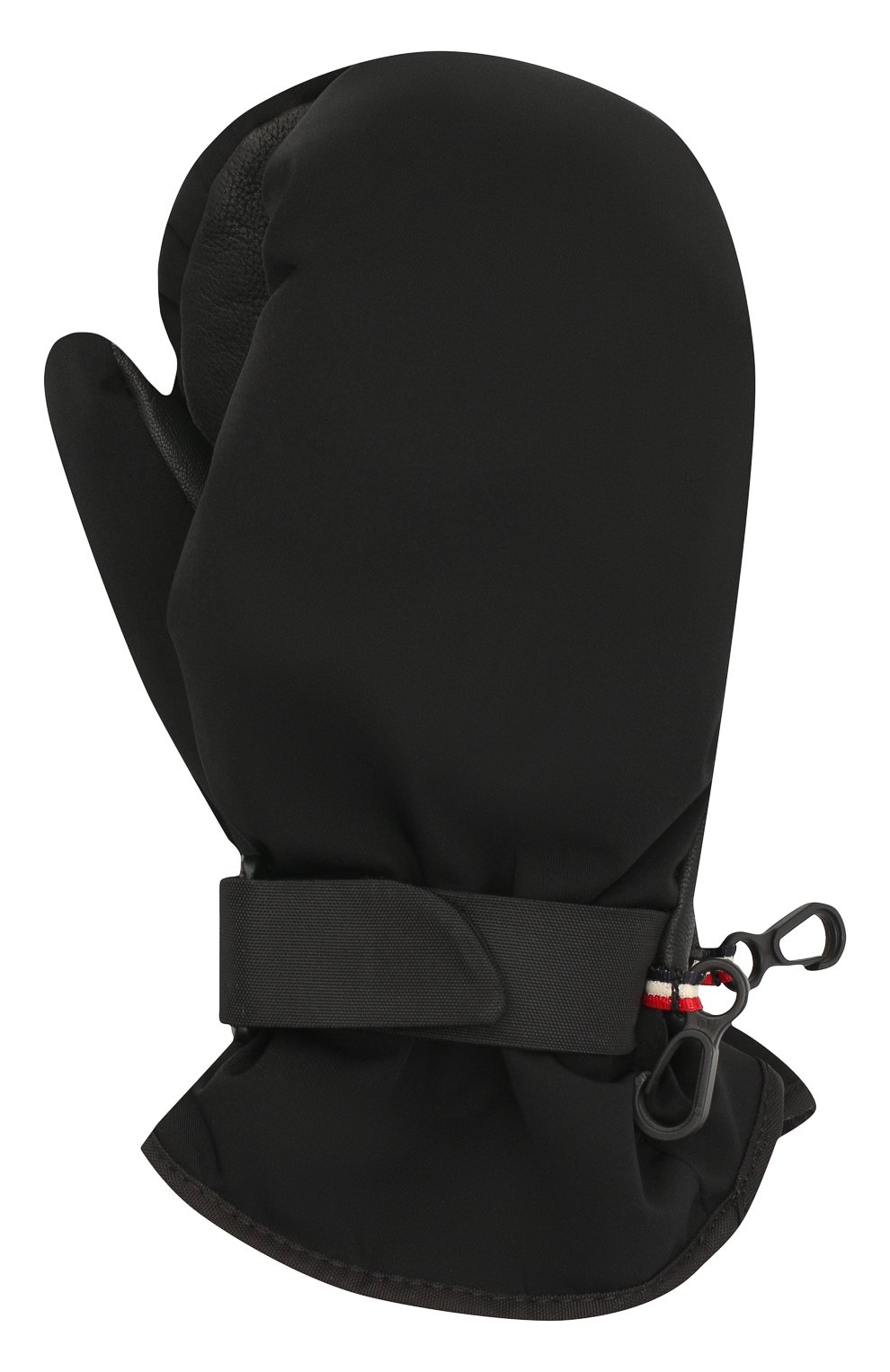 Детские варежки MONCLER черного цвета, арт. F2-954-3A700-00-53066 | Фото 1