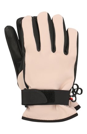 Детские перчатки MONCLER светло-розового цвета, арт. F2-954-3A701-00-53873 | Фото 1 (Материал: Синтетический материал, Текстиль; Региональные ограничения белый список (Axapta Mercury): RU)
