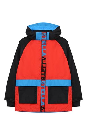 Детского куртка с капюшоном STELLA MCCARTNEY разноцветного цвета по цене 21600 руб., арт. 601436/SPK37 | Фото 1 Детского куртка с капюшоном STELLA MCCARTNEY разноцветного цвета, арт. 601436/SPK37 | Фото 1
