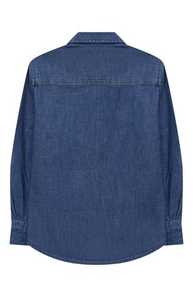 Детское джинсовая рубашка STELLA MCCARTNEY синего цвета по цене 6625 руб., арт. 601281/SPKA8 | Фото 2 Детское джинсовая рубашка STELLA MCCARTNEY синего цвета, арт. 601281/SPKA8 | Фото 2