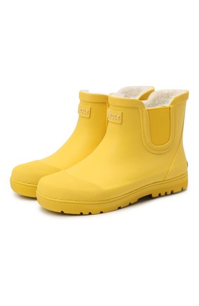 Детские резиновые сапоги AIGLE желтого цвета по цене 4930 руб., арт. R10923/CHELSEA KID | Фото 1 Детские резиновые сапоги AIGLE желтого цвета, арт. R10923/CHELSEA KID | Фото 1