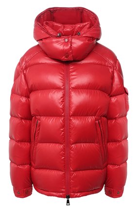 Женский пуховая куртка MONCLER красного цвета по цене 91700 руб., арт. F2-093-1A576-00-C0064 | Фото 1 Женский пуховая куртка MONCLER красного цвета, арт. F2-093-1A576-00-C0064 | Фото 1